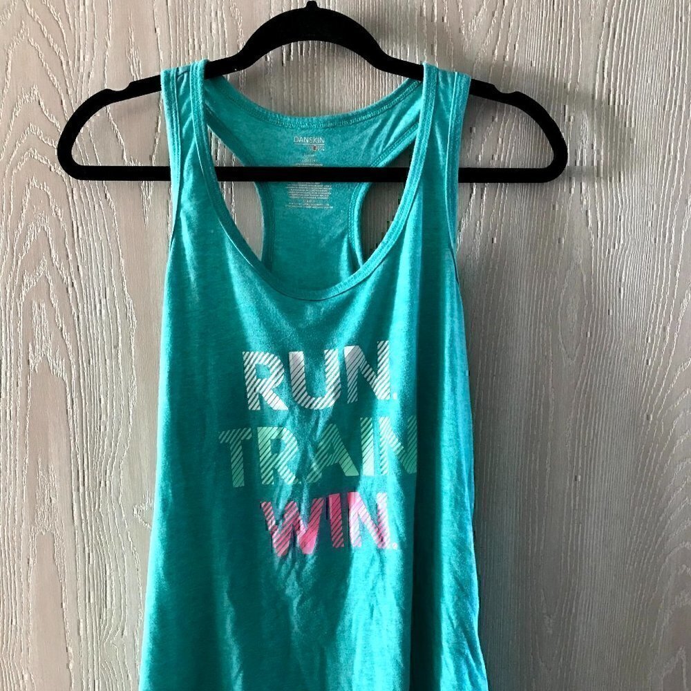 L Danskin Bright Blue Tank Top